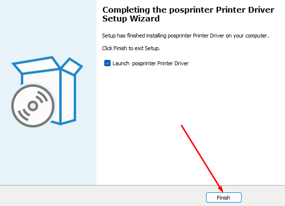 Install receipt printer driver