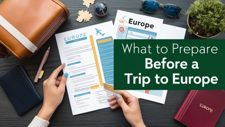 What to Prepare Before a Trip to Europe What to Prepare Before a Trip to Europe