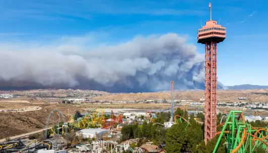 Hughes Fire Forces Evacuations for Tens of Thousands in Northern L.A