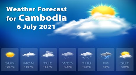 Weather in Cambodia for January 6, 2025 Weather in Cambodia for January 6 2025