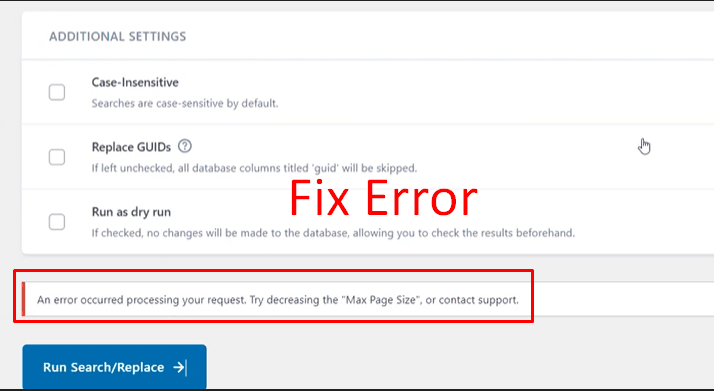 How to Fix “An error occurred processing your request” BSR Plugin - How ...
