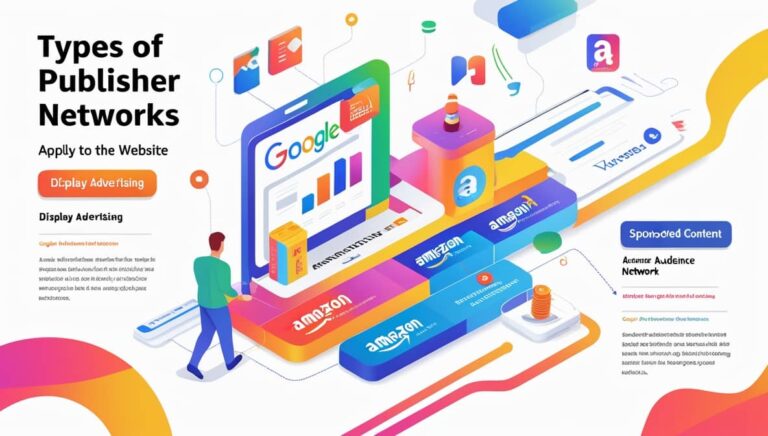 Types of publisher networks that can apply to website for earning